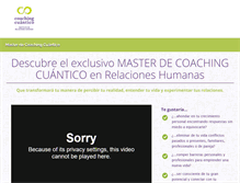 Tablet Screenshot of coachingcuantico.com